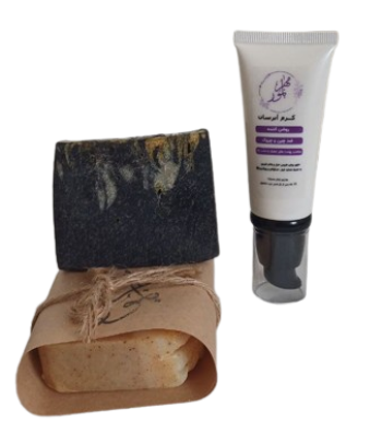 صابون زغال و کرم آبرسان